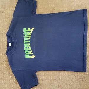 Vintage Creature Skateboards T-Shirt Men’s Medium NHS Pure Evil Black